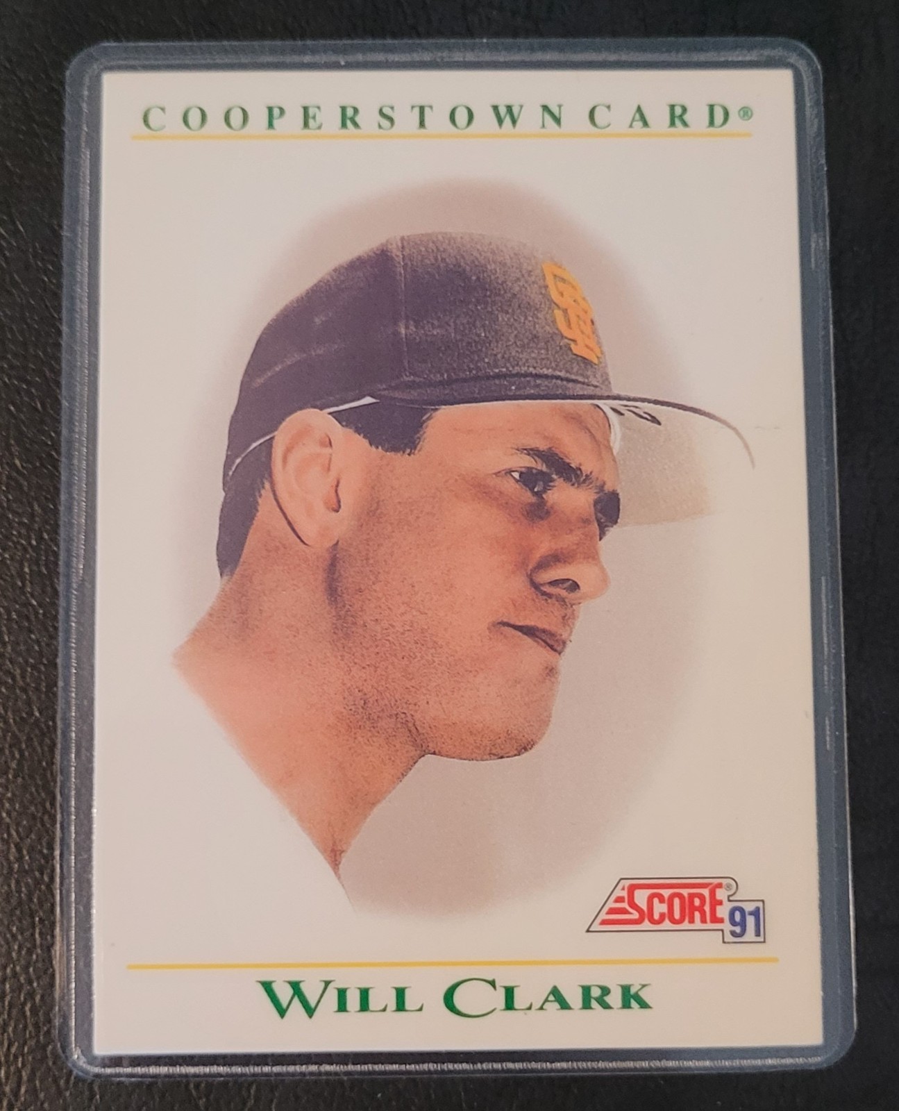 Will Clark Baseball Card HOF Fridge/Locker/Cabinet Laminated Magnet Giants