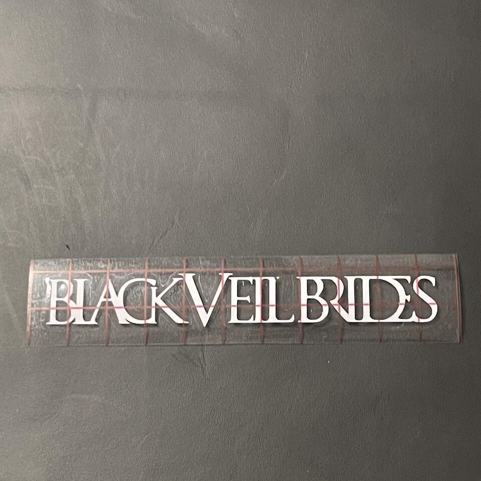 Black Veil Brides Car Decal Vinyl Band Logo Glossy Bumper Sticker Goth Metal