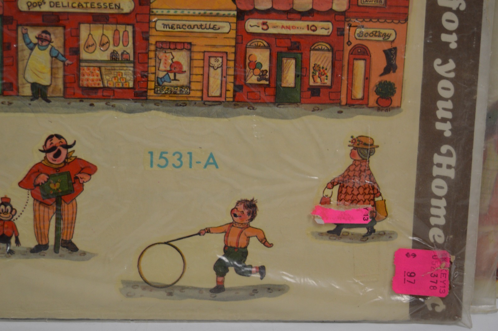 3 Vintage Meyercord Decals for Your Home Farm Barnyard Hometown Storefronts MCM