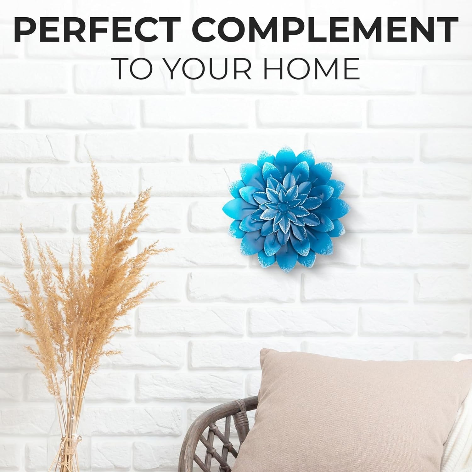 Stunning Succulent Metal Flowers Wall Decor – Perfect for Indoor & Outdoor