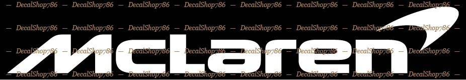 McLaren Automotive – Motorsports – Car/Truck Vinyl Die-Cut Peel N' Stick Decals