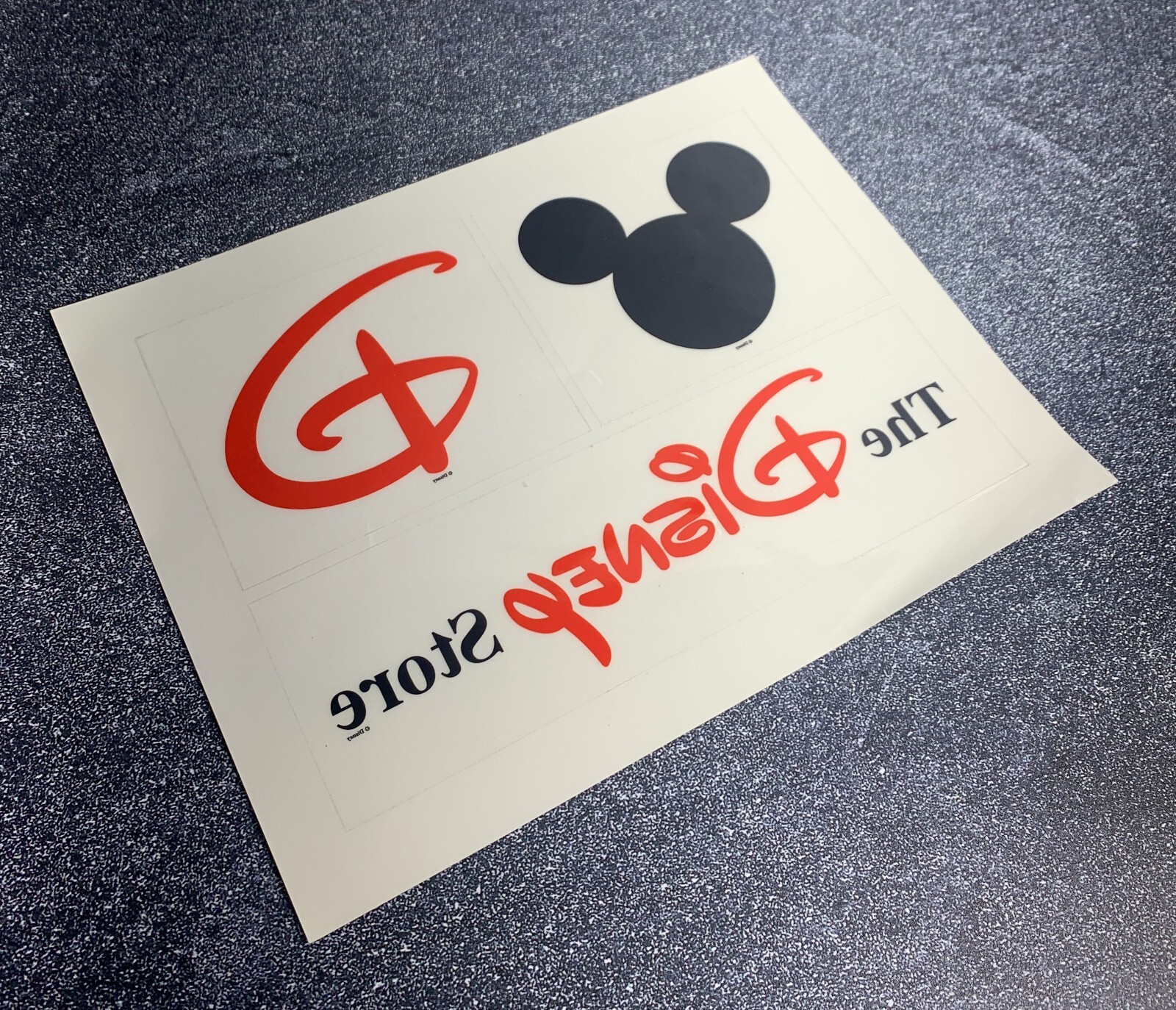 RARE – Made for Retail Stores ONLY – The Disney Store Window Decals / Stickers