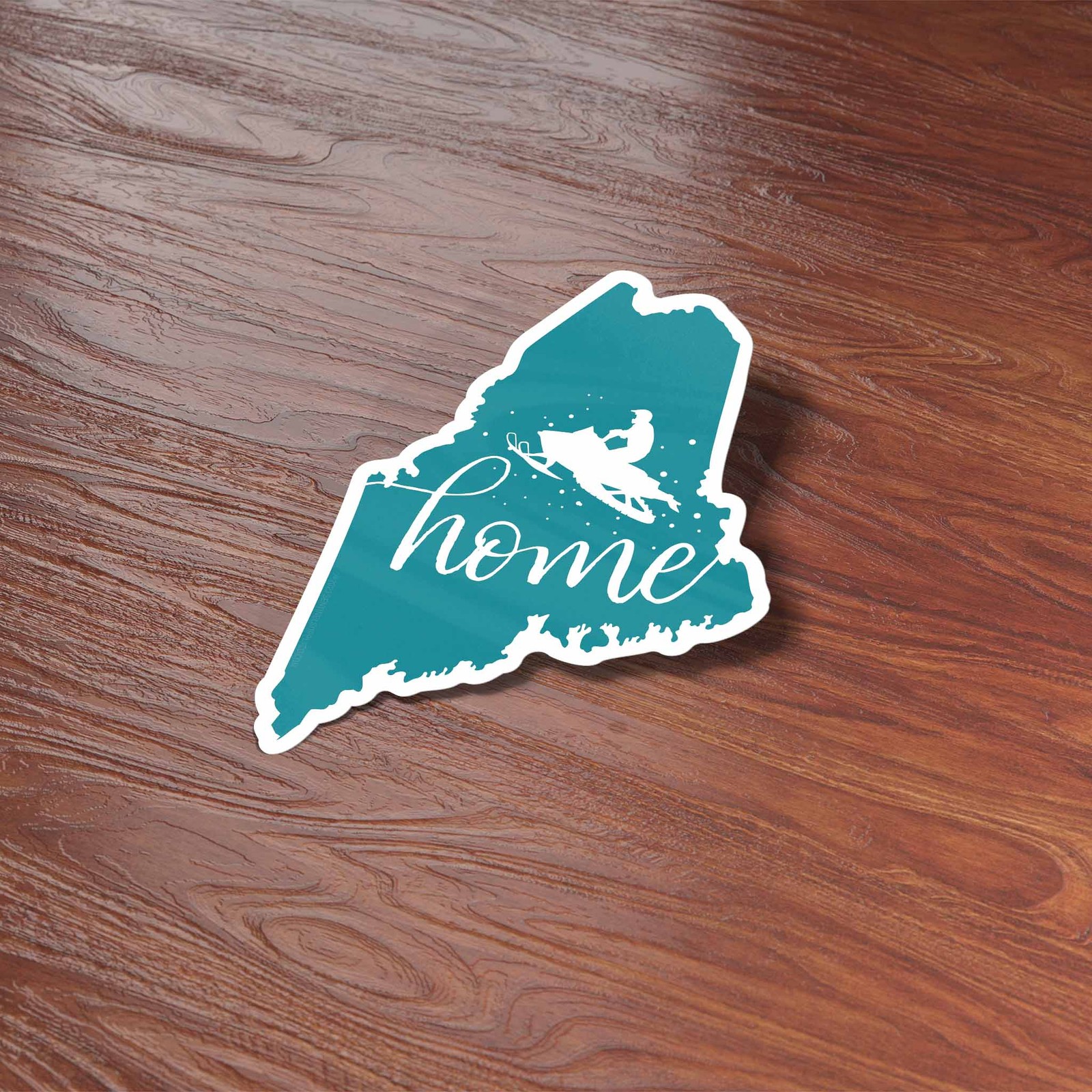 Home Maine Snowmobile Sticker