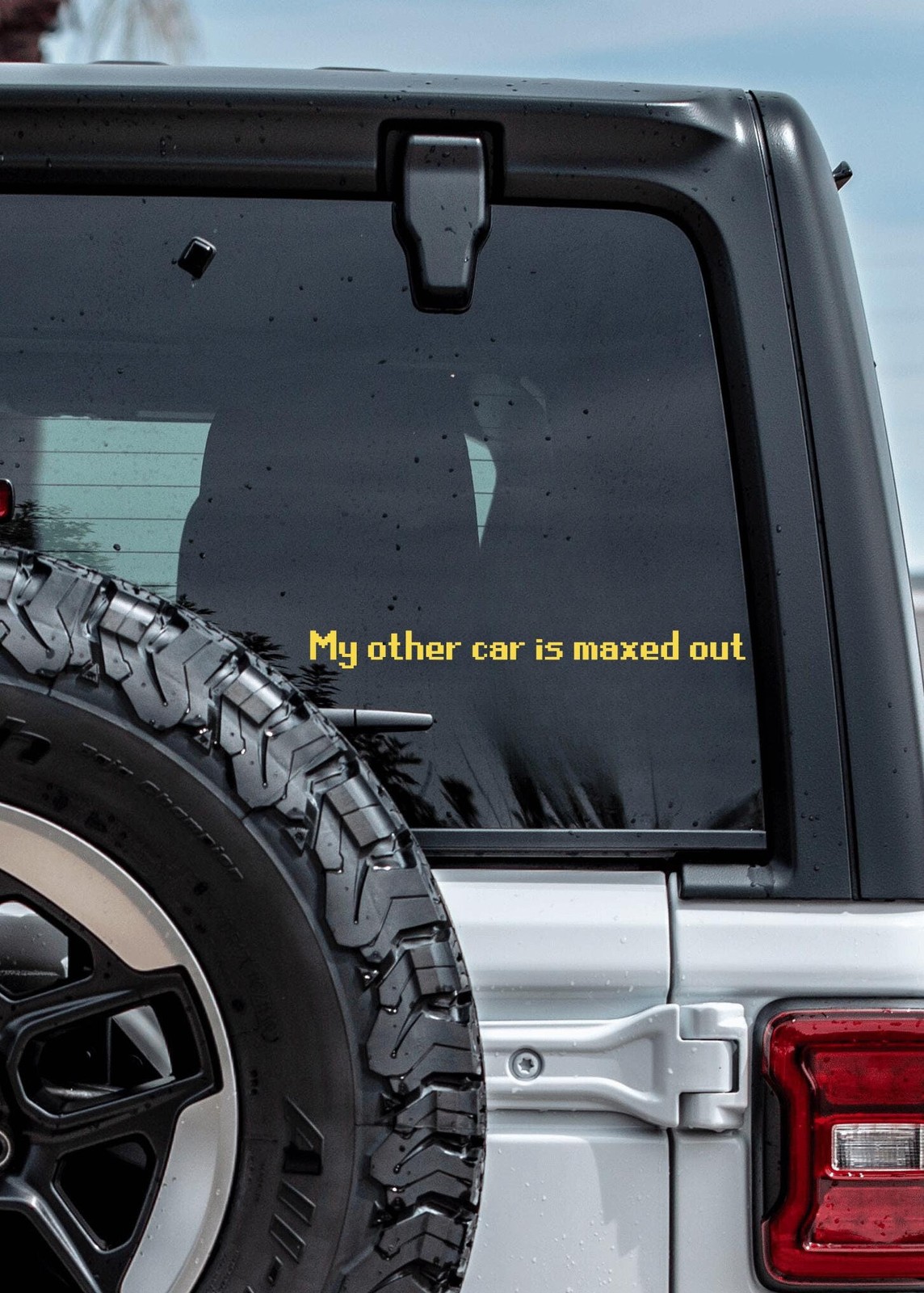 My Other Car Is Maxed Out OSRS Decal Funny Gamer Vinyl Sticker 55+ Colors
