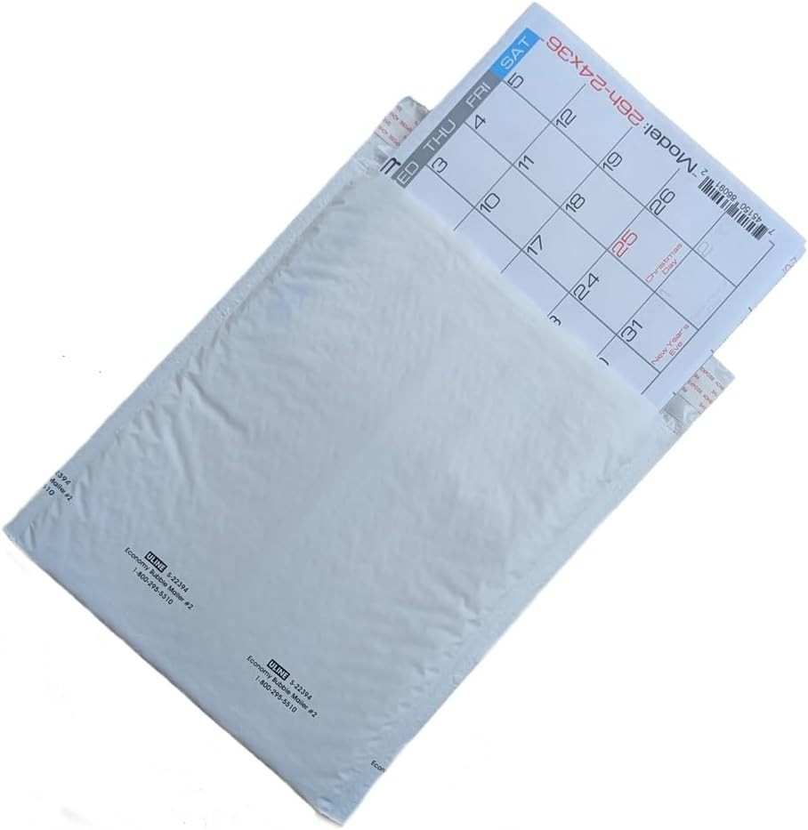 2027 Folded Paper – 24" X 36" Large Erasable Wall Calendar – Vertical