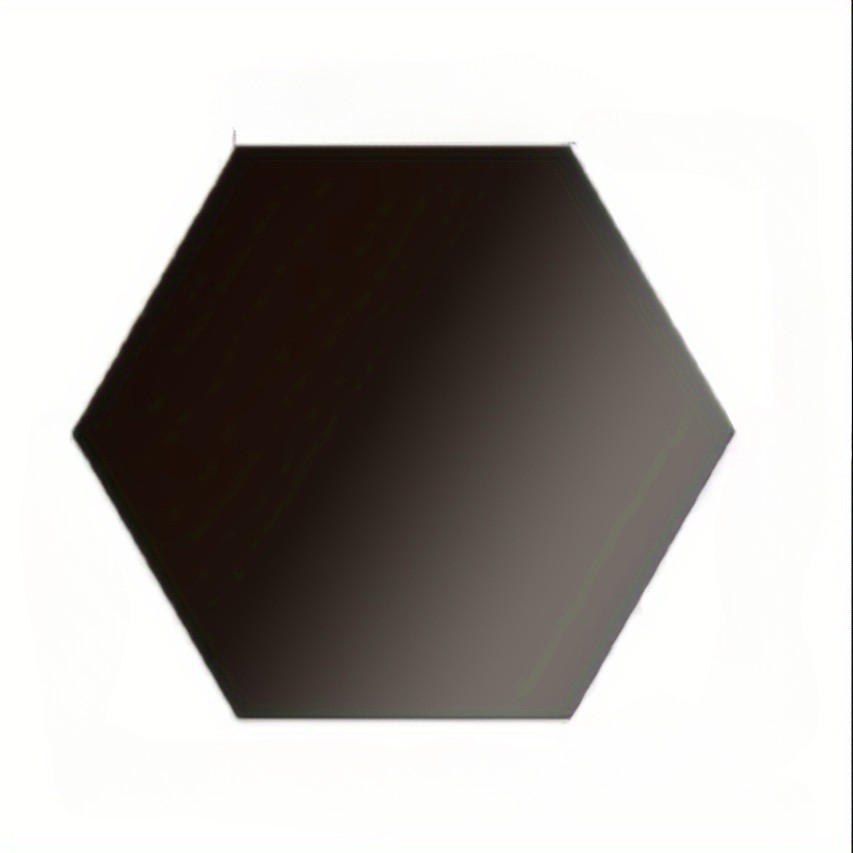 24Pcs Large Hexagonal Mirror Wall Stickers Boho Living Room Background Wall Art