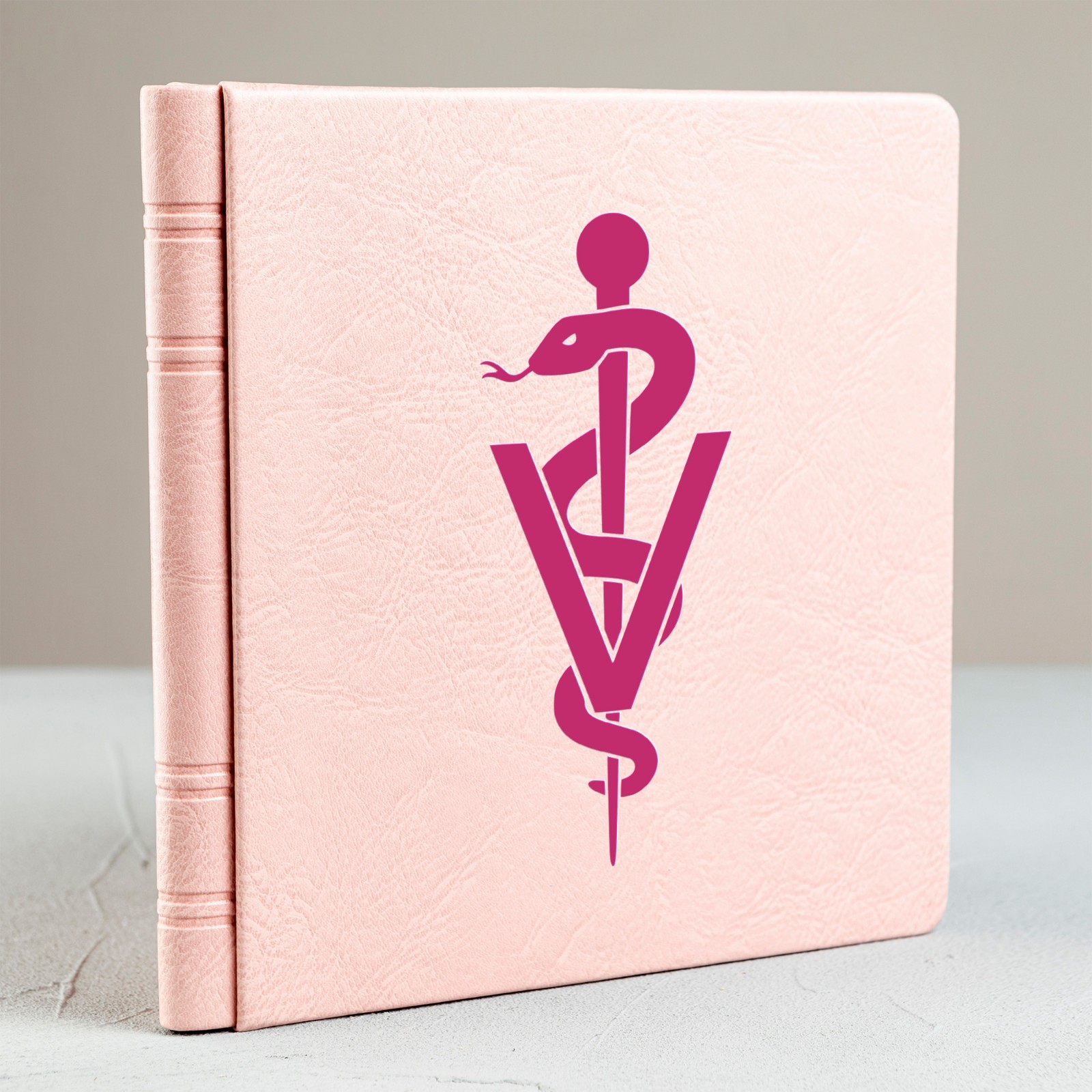 Veterinary Rod of Asclepius with Snake Vinyl Decal | Vet Medicine Symbol Sticker