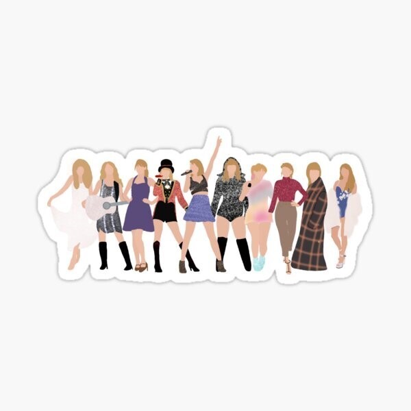 Taylor Swift, Eras Vinyl 3" Sticker