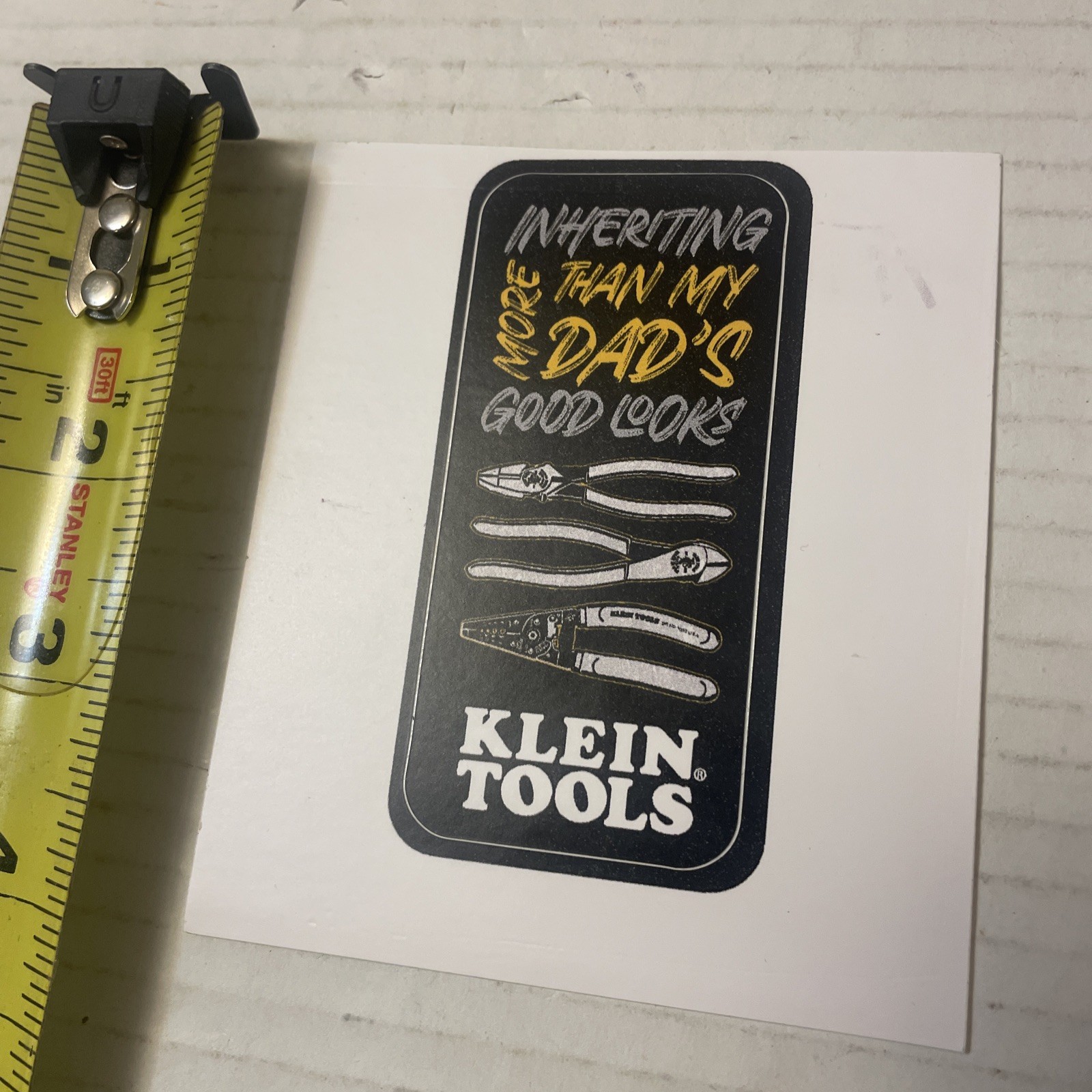 Klein Tools Tradesman Club Exclusive Giveaway Sticker June 2024 Dads Tools