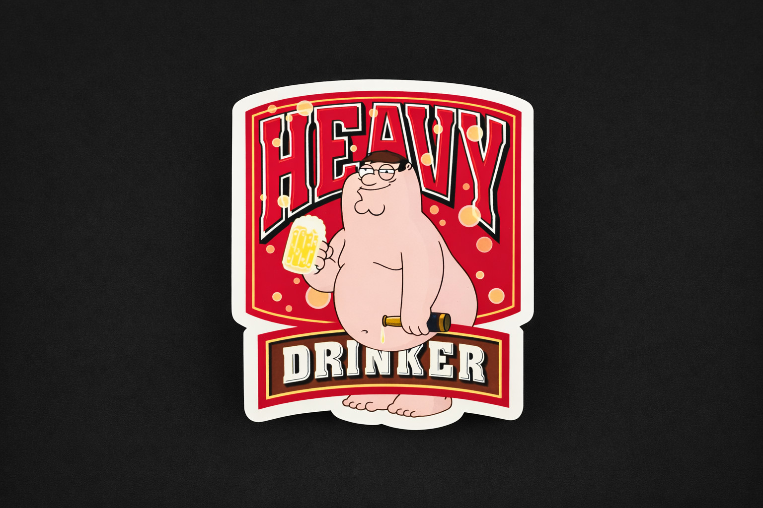Family Guy Inspired Stickers Funny TV Cartoon Vinyl Decals Stewie Brian Peter