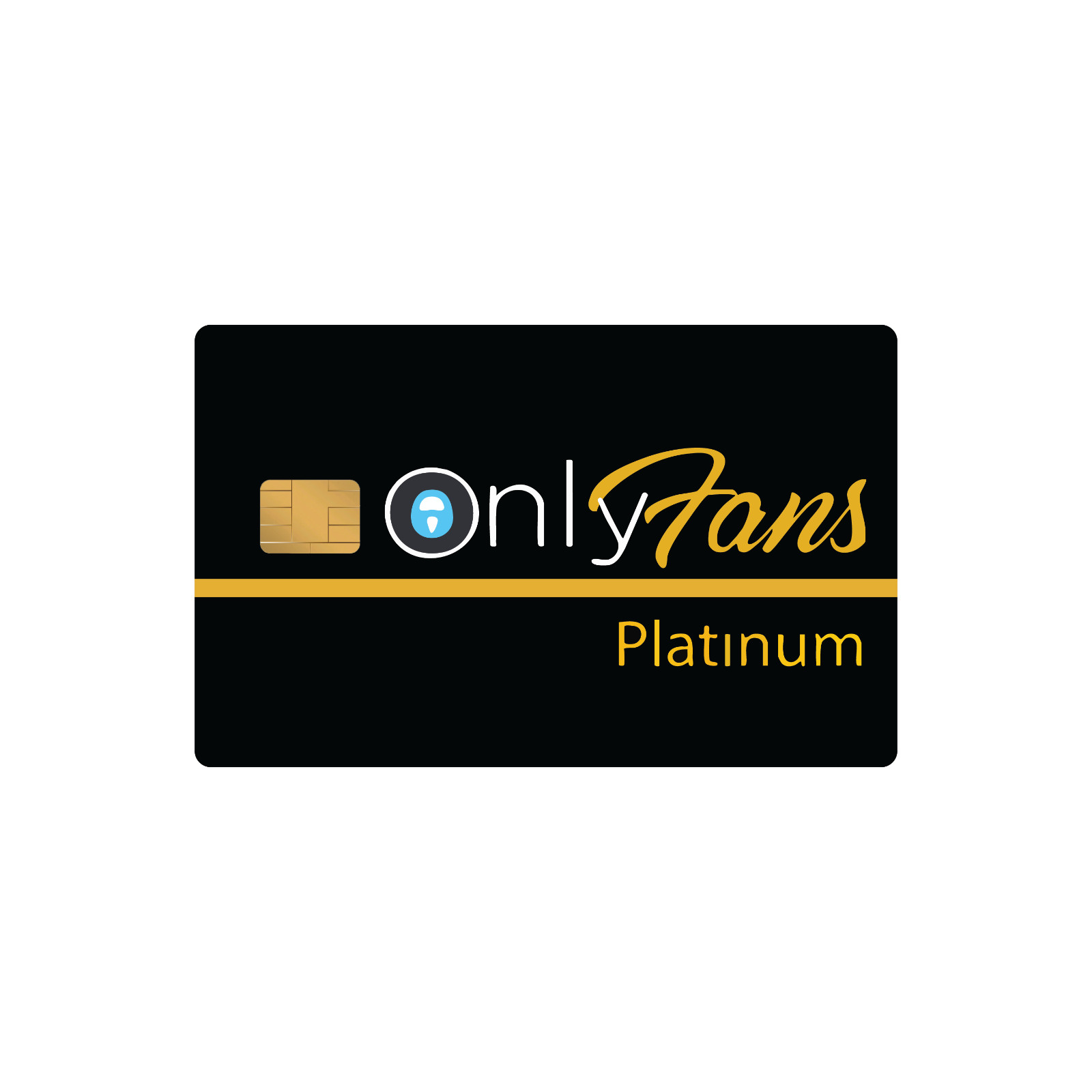 Credit Card Skin Only Fans PLATINUM Credit Card Stickers – Pack of 6 Stickers