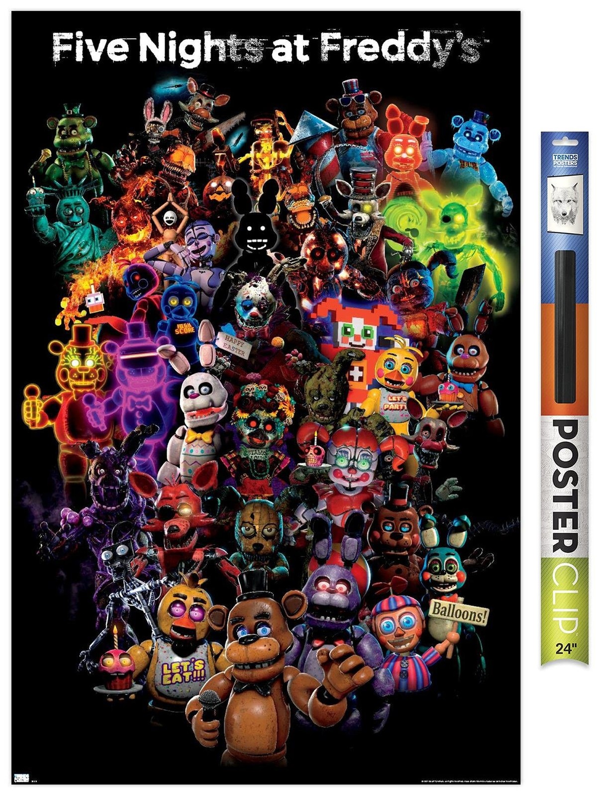 Trends International Five Nights at Freddy's: Special Delivery – Collage Wall…