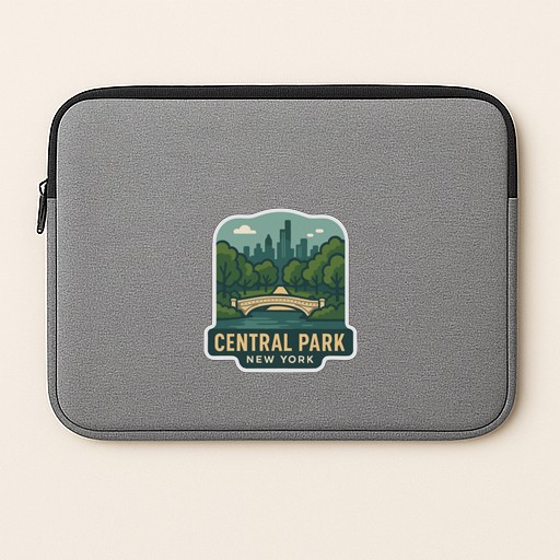 Central Park New York Iron On Heat Transfer Vinyl HTV Die-Cut Symbolic Landmark