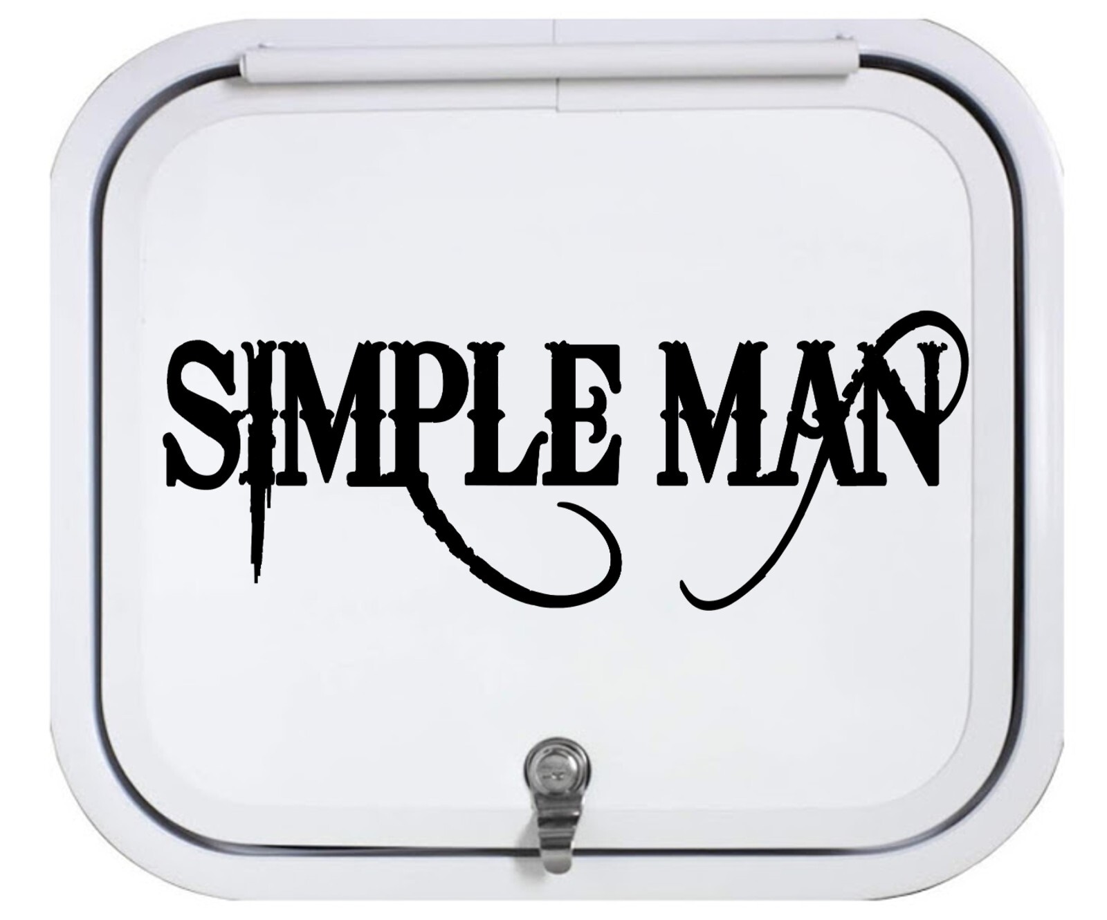 Simple Man Decal Sticker Car Window Outlaw Cowboy Skynyrd Lyrics