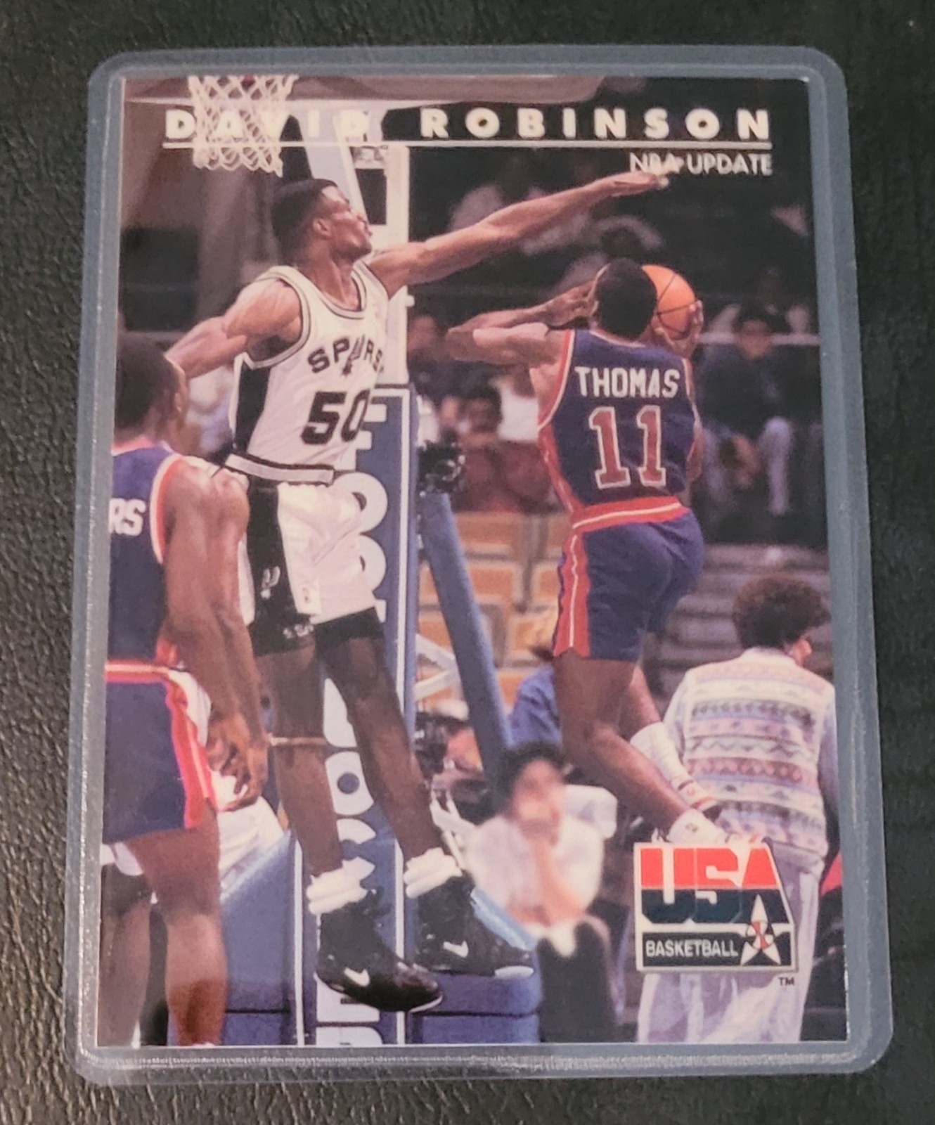 David Robinson Basketball Card HOF Fridge/Locker/Cabinet Laminated Magnet