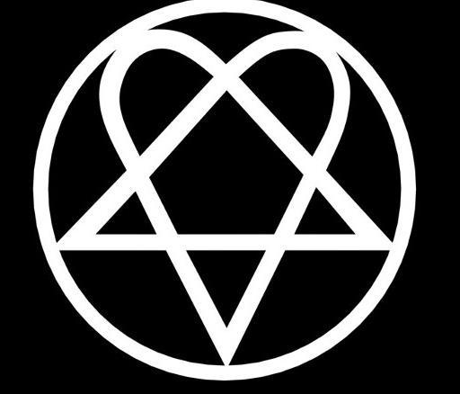 Him Heartagram Sticker, Decal, Music Car Band Laptop iPhone Truck Window Fun