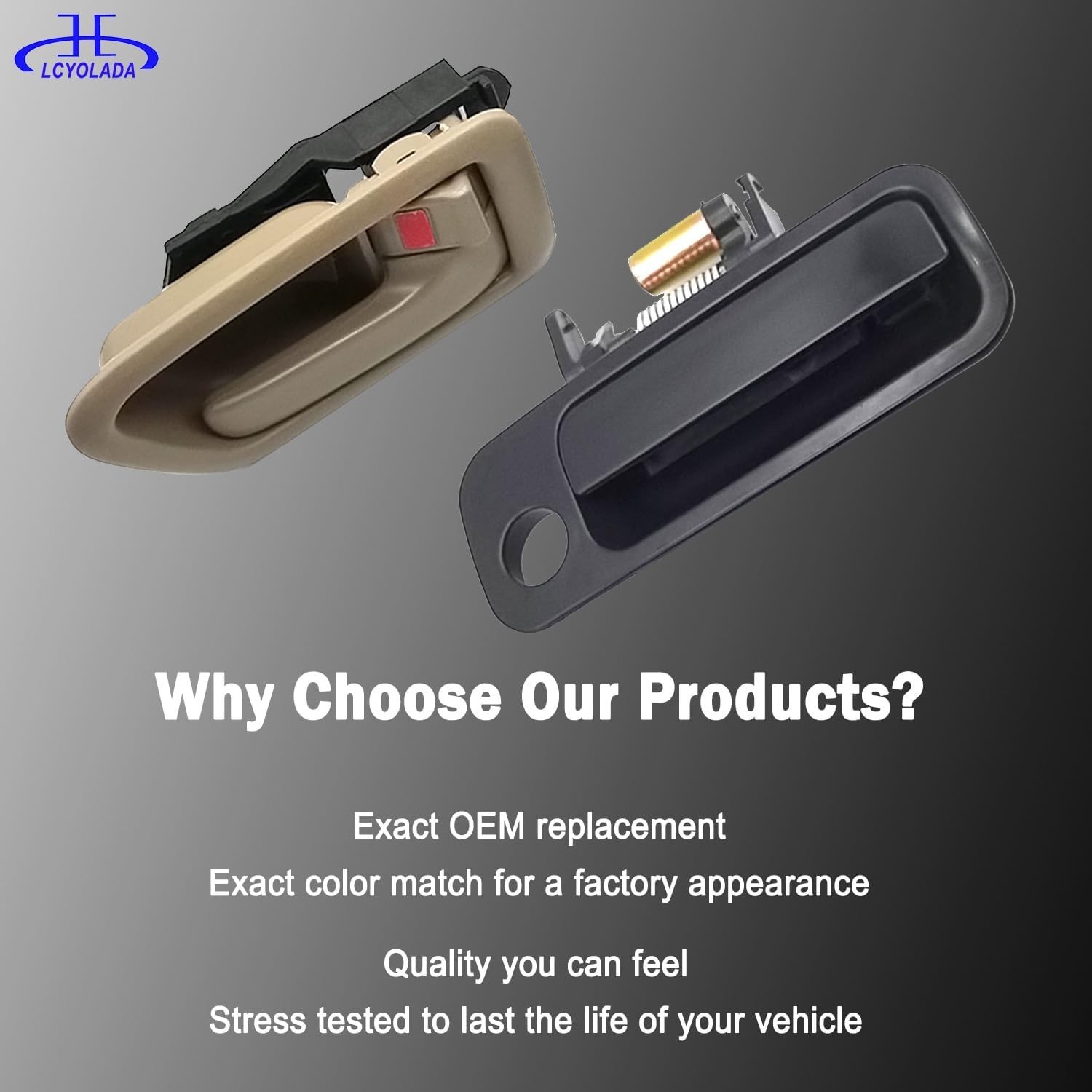 8Pcs Exterior & Interior Door Handles Toyota Camry 1997 1998 1999 2000 2001,