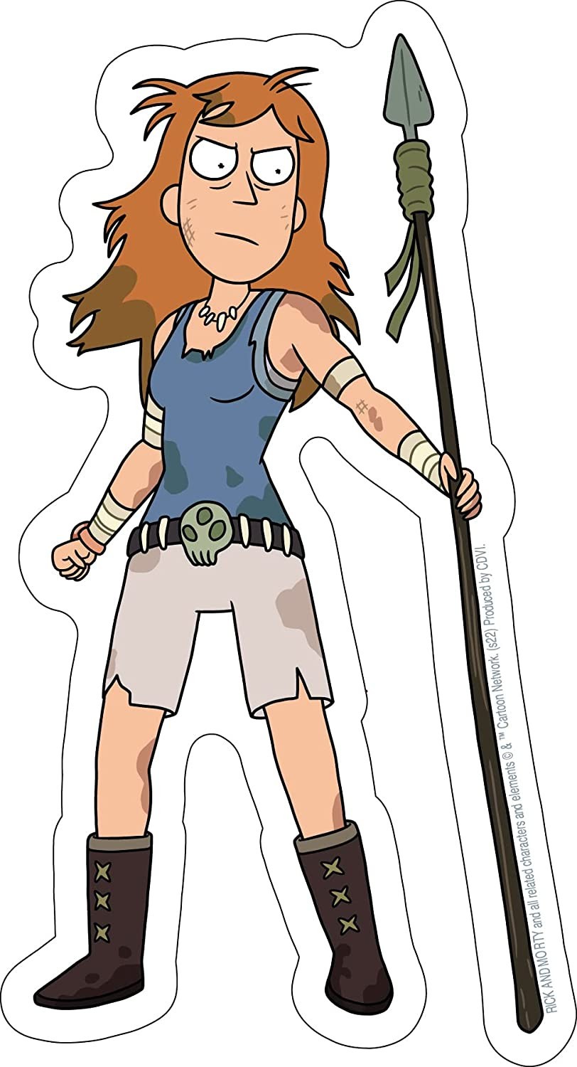 Stickers – C&D Visionary – Rick & Morty Survivalist Summer 3.25"x6" NEW Decal