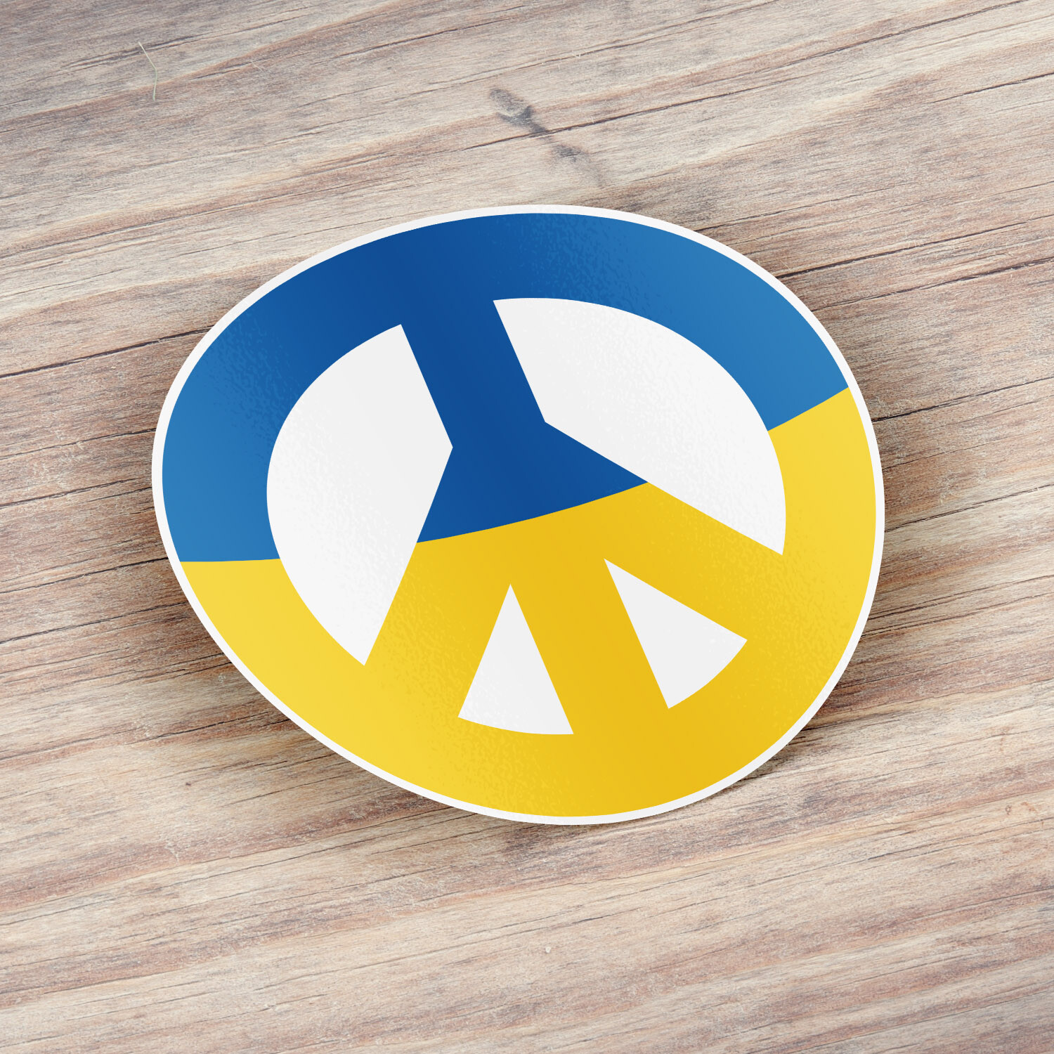 Freedom Ukraine Flag Peace Car Bumper Vinyl Sticker Decal