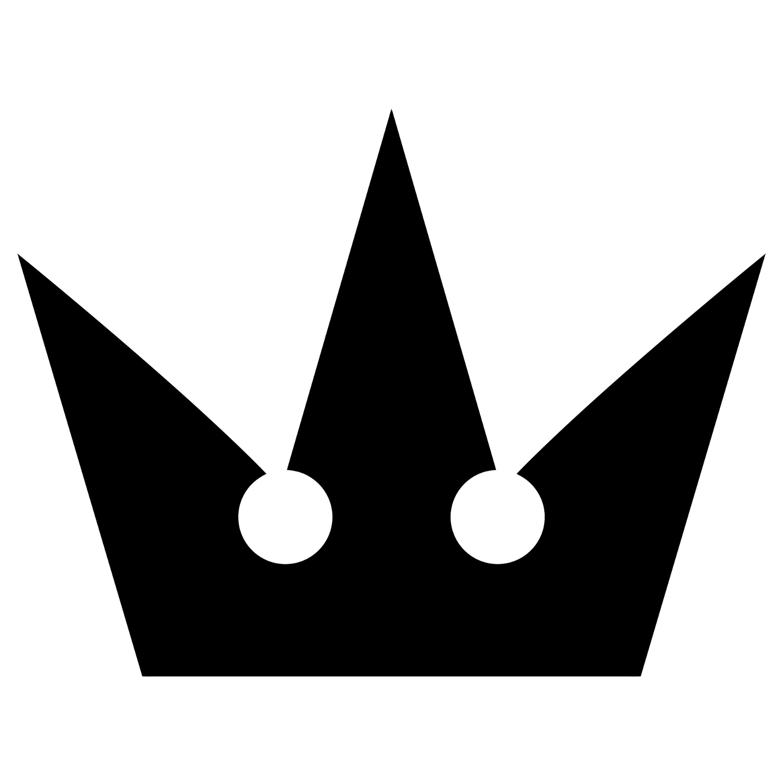 6" Video Game Kingdom Hearts Crown Vinyl Decal Sticker