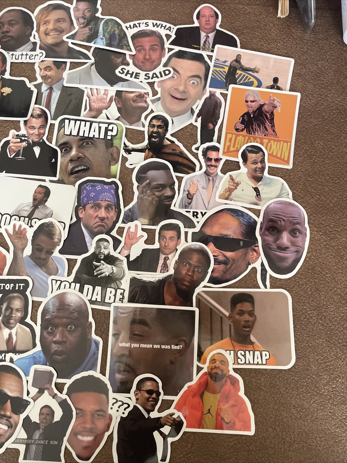 Lon Of 40+ Stockers Celebrity The Office Will Smith Michael Jordan Lebron Faces