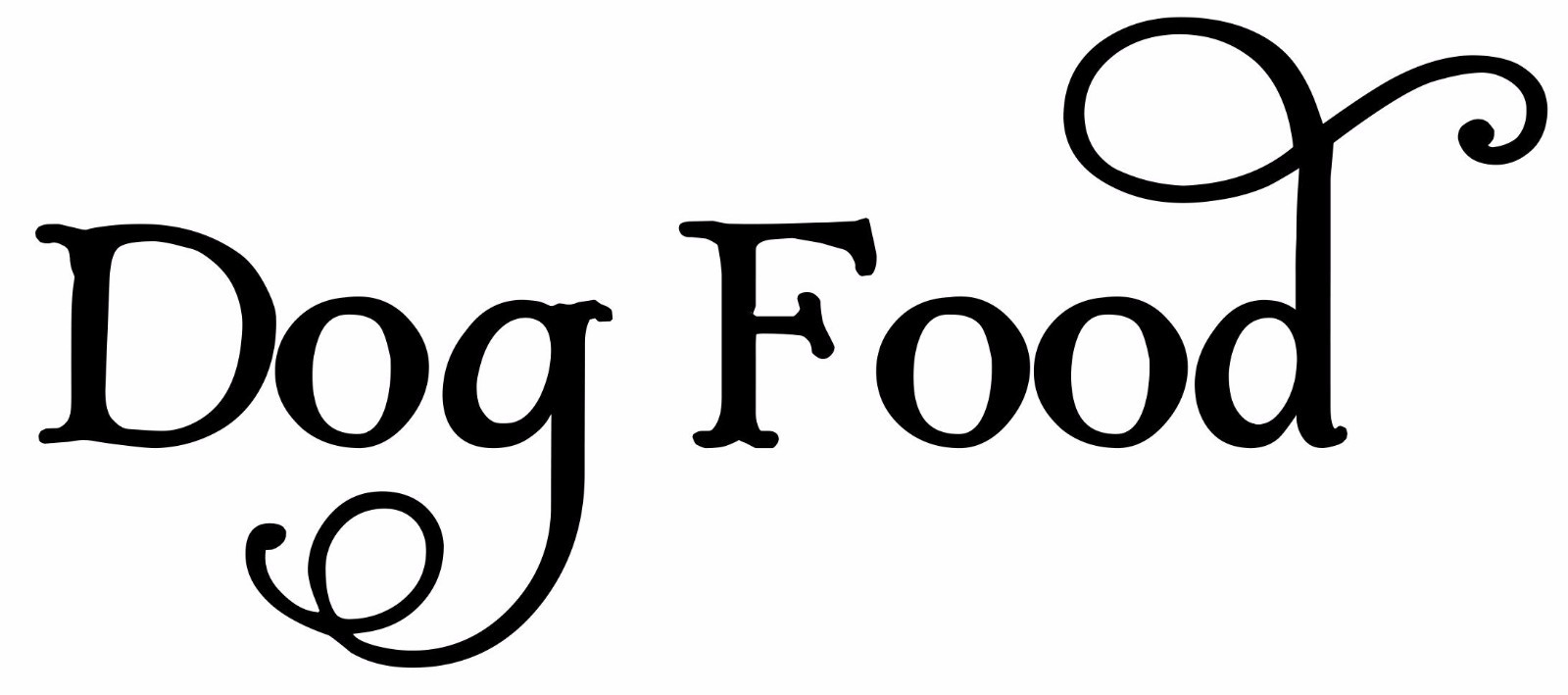 DOG FOOD Vinyl Sticker – Label Canine Puppy Mutt Treats – Die Cut Decal