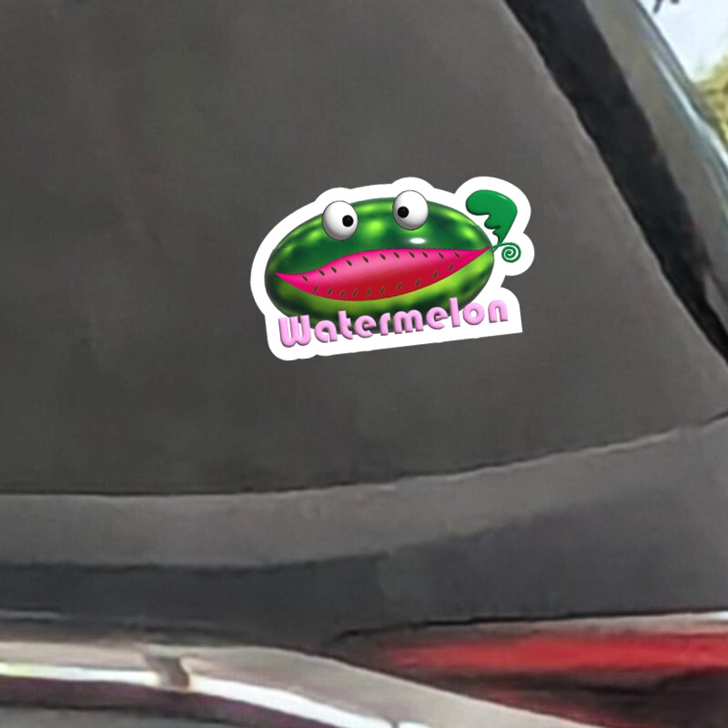Watermelon Kawaii Style Vinyl Stickers Waterproof Decal for Car Water Bottle