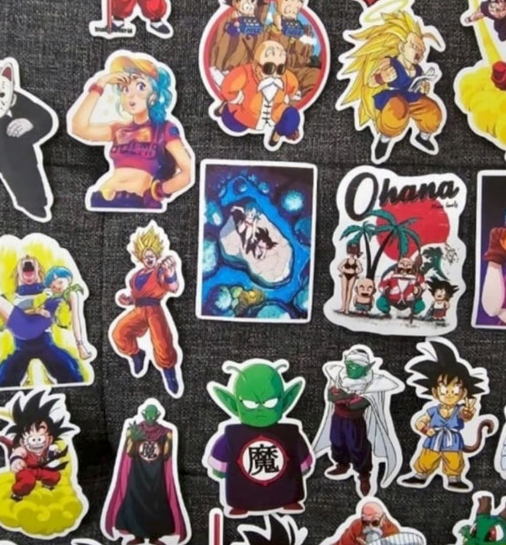 LOT OF 10 PCS random DRAGON BALL Z characters video game ohana Goku Vegeta PS