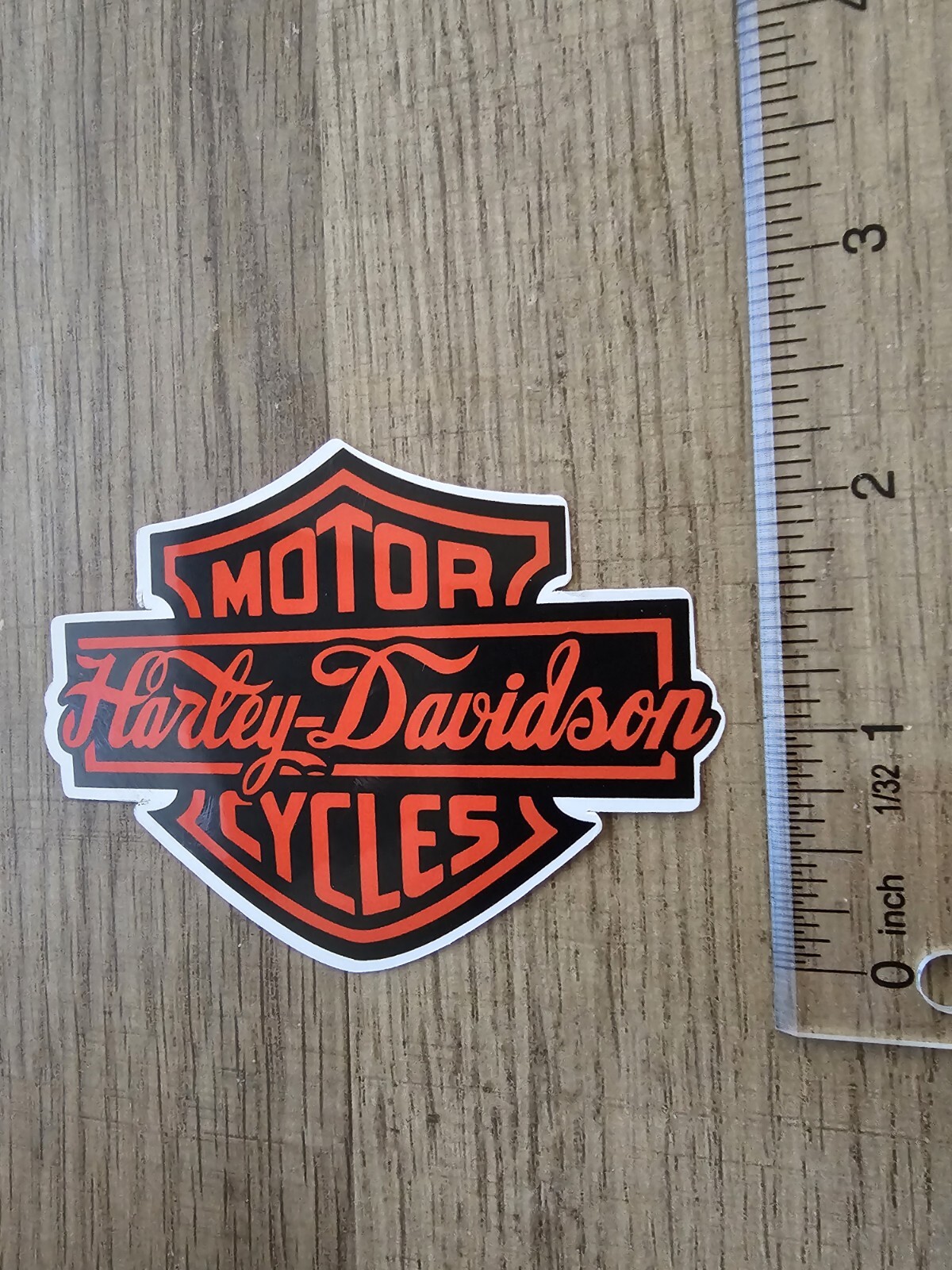 Harley Davidson Cursive Name Sticker