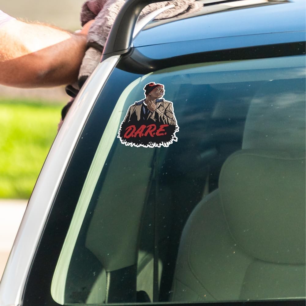 Tyrone Biggums D.A.R.E. Parody Funny Pop Culture Vinyl Sticker Decal Laptop