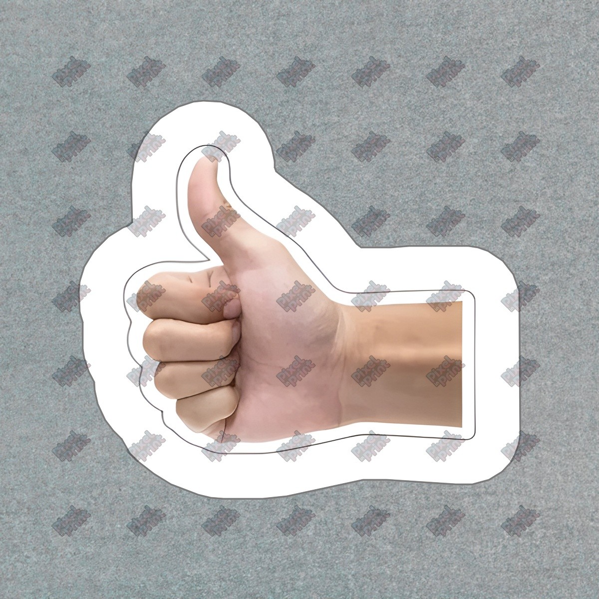 Vinyl Thumbs Up Sticker Positive Vibe Decal Great for Laptops, Water #456481