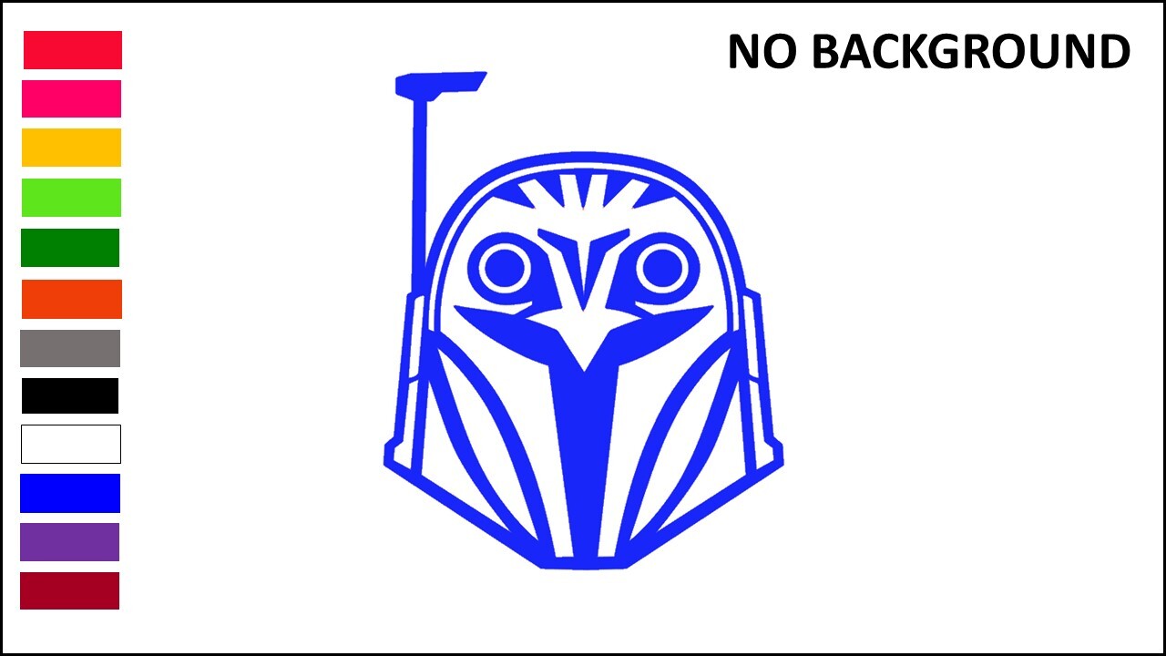 BO KATAN KRYZE, MANDALORIAN, STAR WARS Decal Stickers for Cars, Windows, Laptop