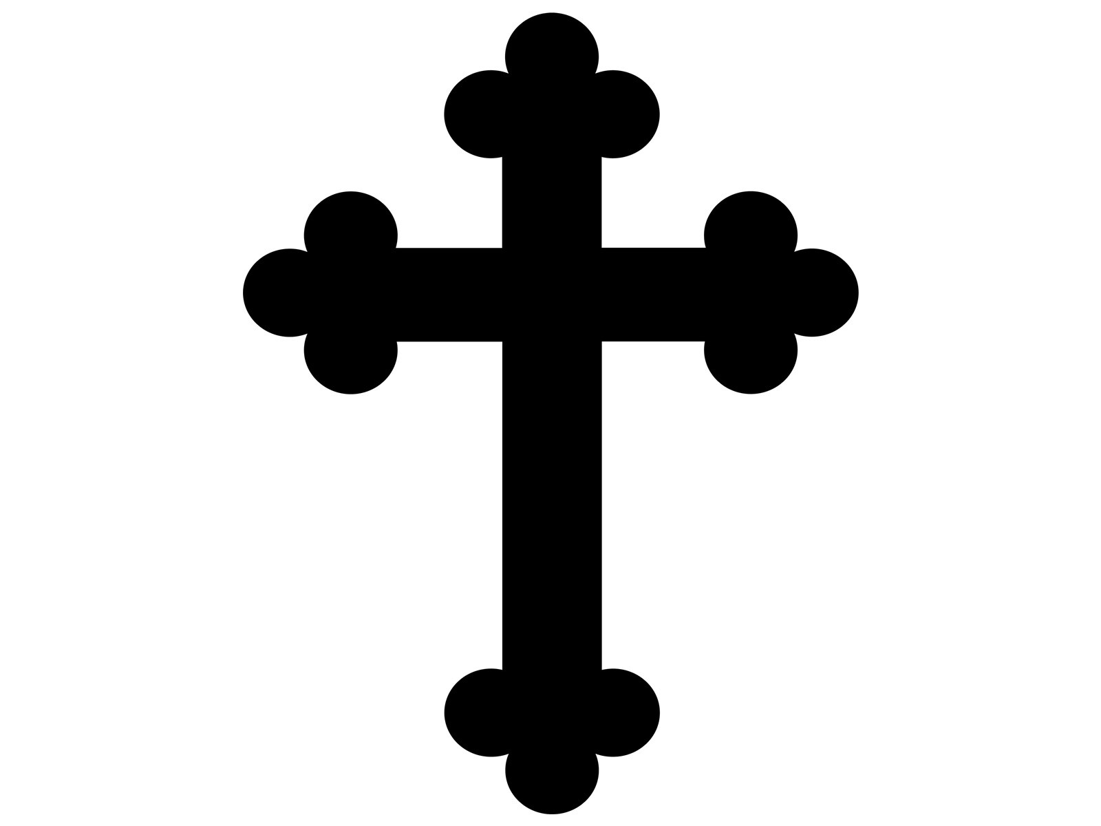 Cross Vinyl Sticker Orthodox Simple Jesus Handmade Decal