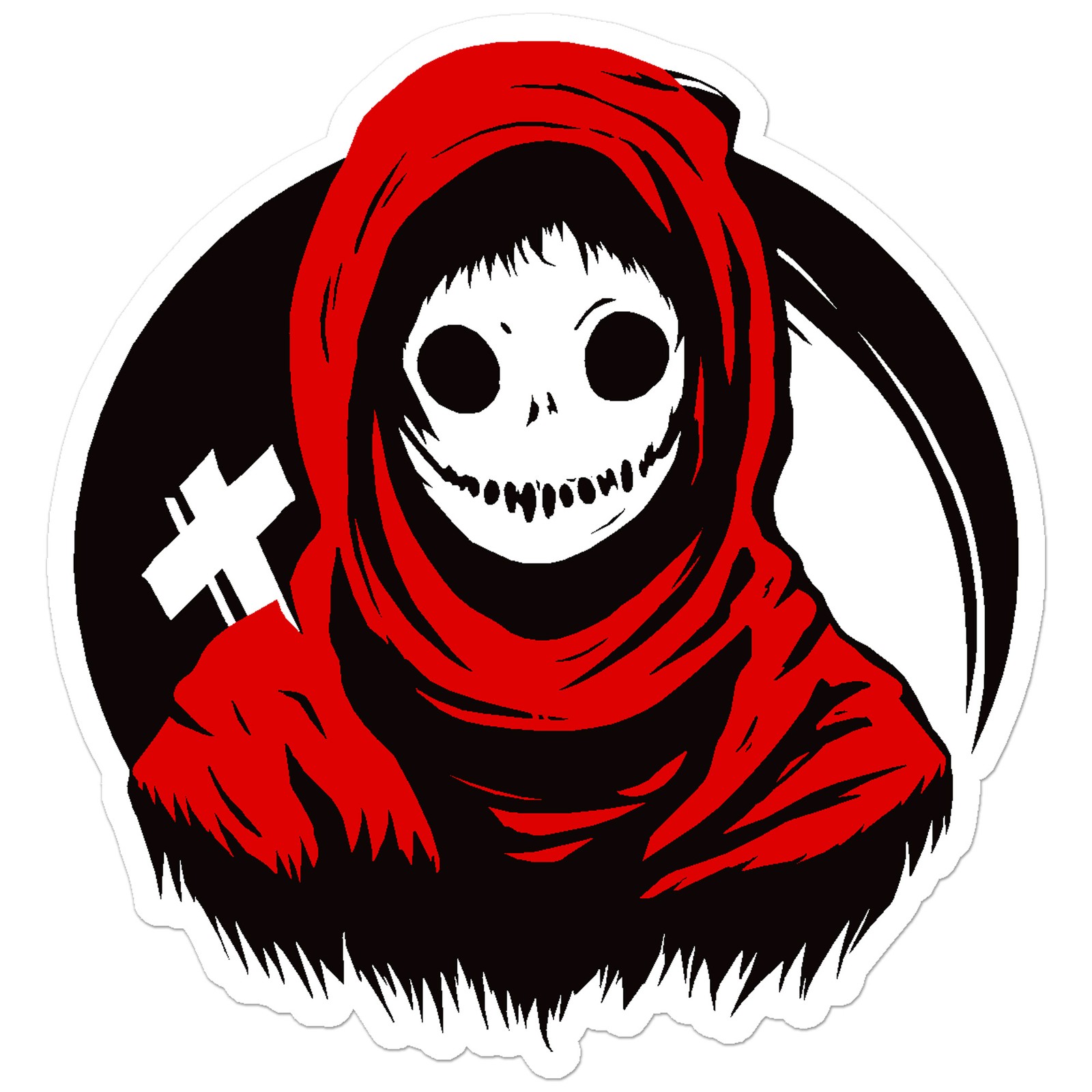 Death Grim Reaper – Vinyl Decal Sticker – Car Window Laptop – ebn12701
