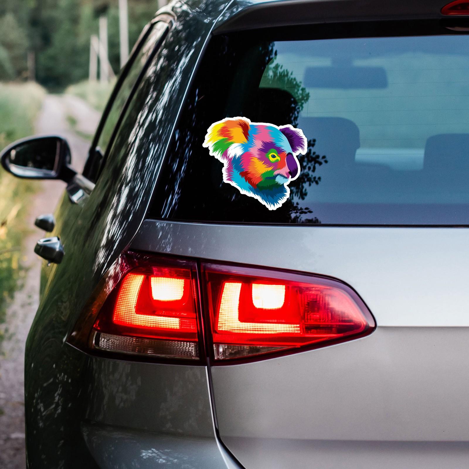 Koala Bear Head – Vinyl Decal Sticker – Car Window Laptop – ebn8634
