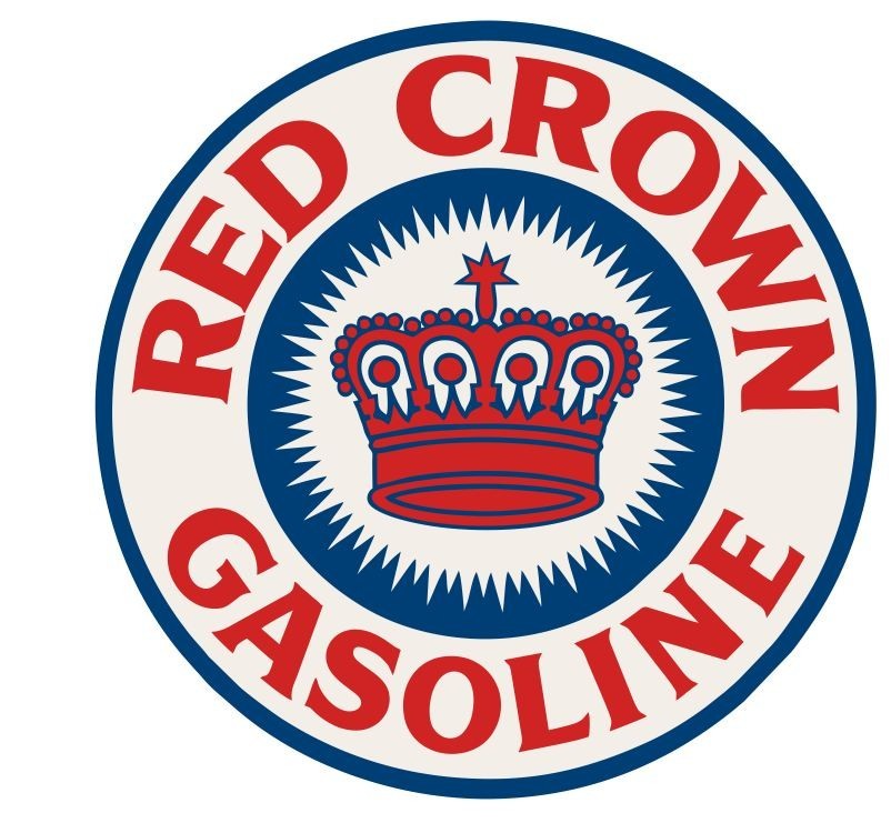 Red Crown Gasoline Oil Gas Pump Gas Station Racing Sticker Decal R8348