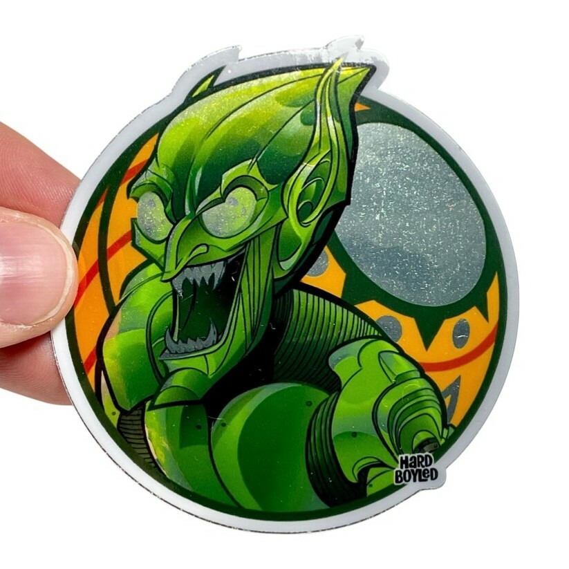 SPIDER-MAN: NO WAY HOME – GREEN GOBLIN 3" Metallic Vinyl Sticker – FREE SHIPPING
