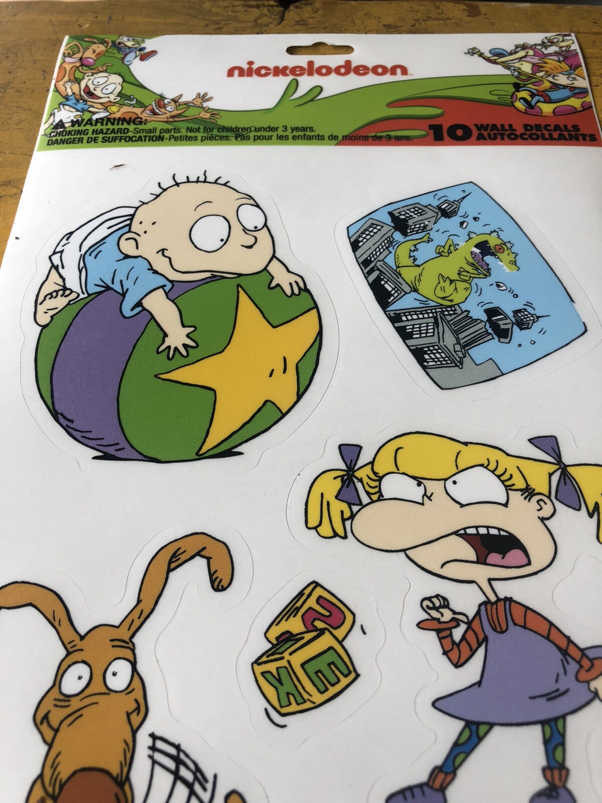 Rugrats Wall Decals Sheet Of 10 Stickers
