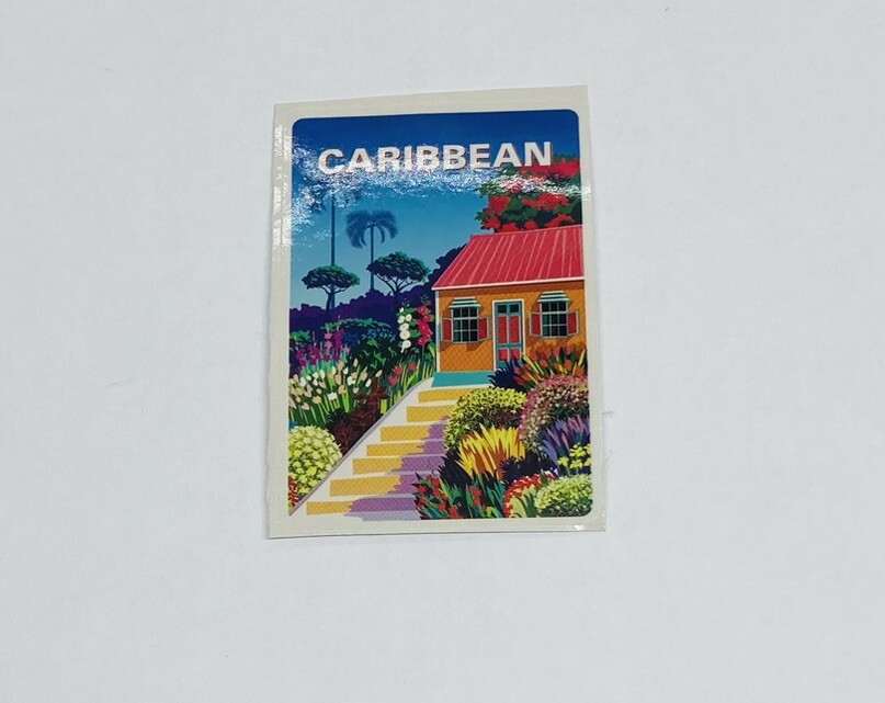 Caribbean Island Sticker Beach Travel City Tour Art Decal Vinyl Souvenir Tc6