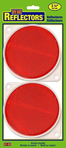 Hy-ko Products CDrf-3r Nail On Reflector 3 1/4 Diameter Red, 0.5 Ounce