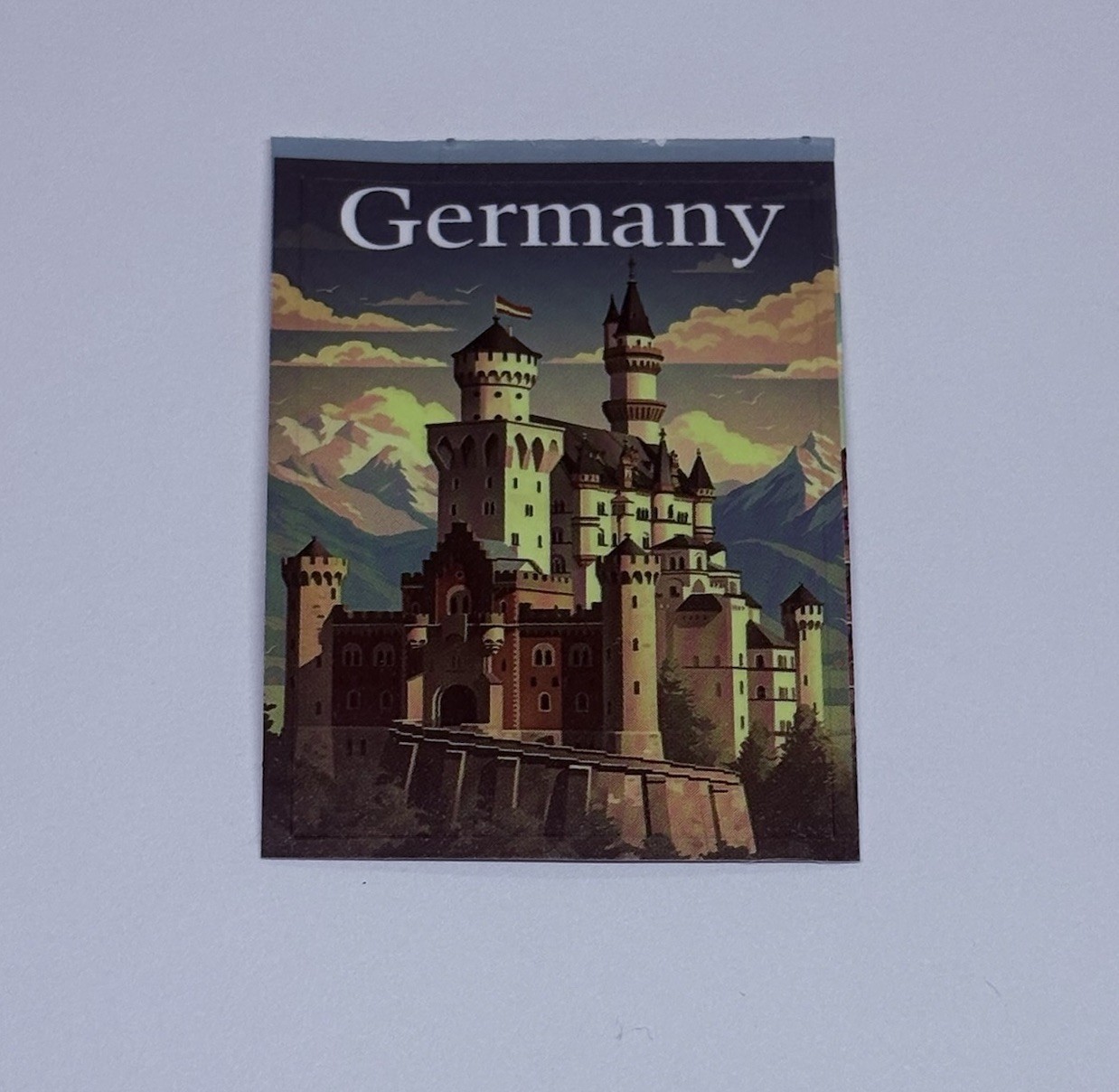 Neuschwanstein Castle Sticker Country Tour Travel Art Decal Vinyl Souvenir Tc9