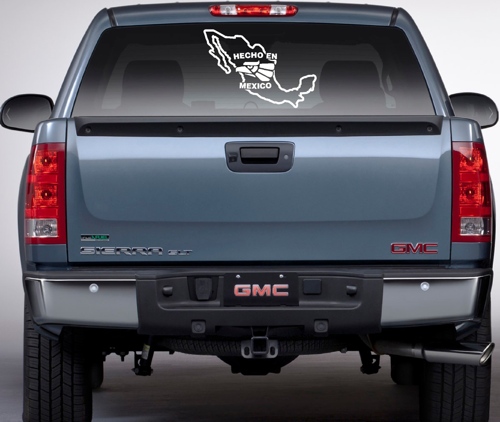 HECHO EN MEXICO EAGLE MAP VINYL DECAL AZTEC EAGLE AGUILA CUSTOM DESIGN