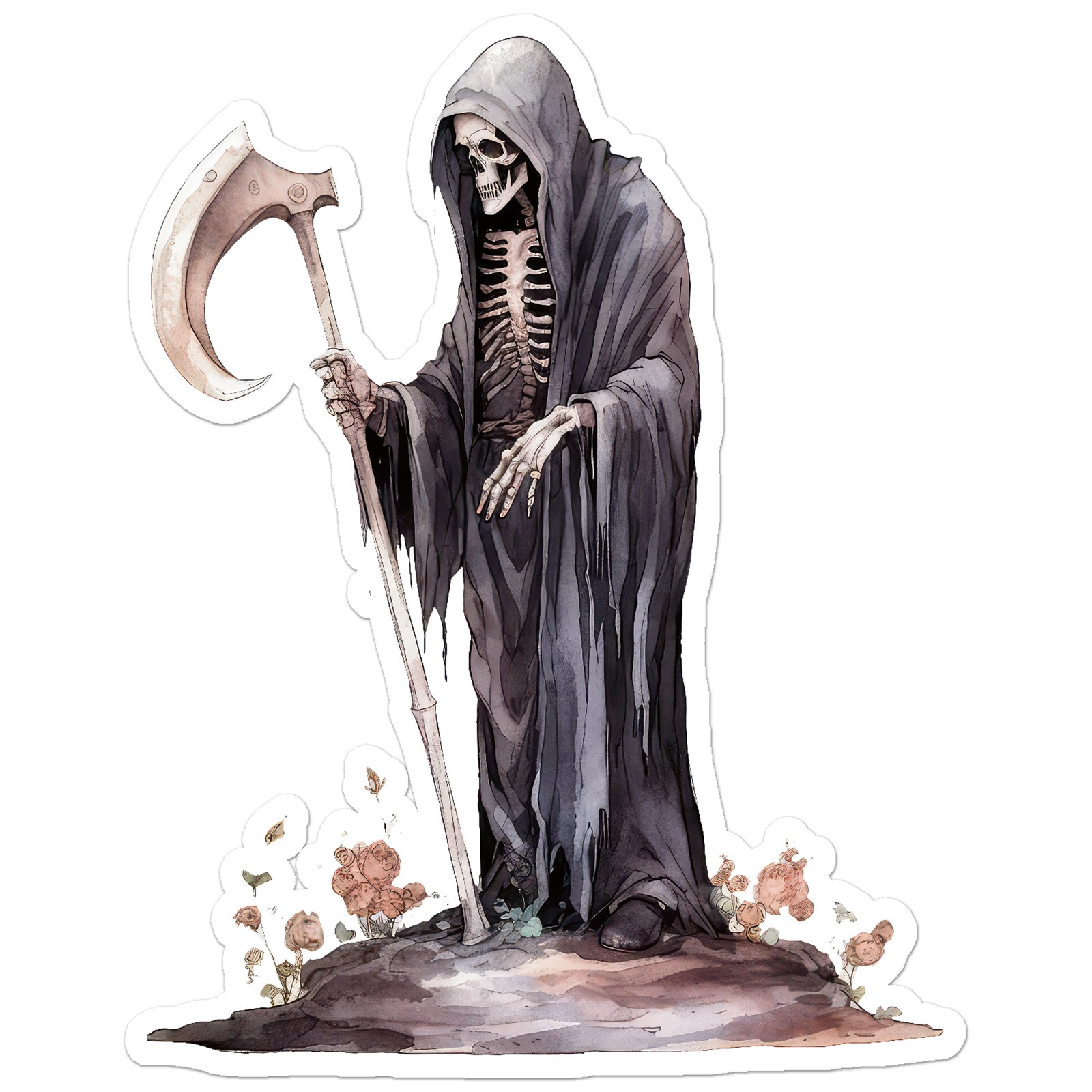 Death Grim Reaper – Vinyl Decal Sticker – Car Window Laptop – ebn9476
