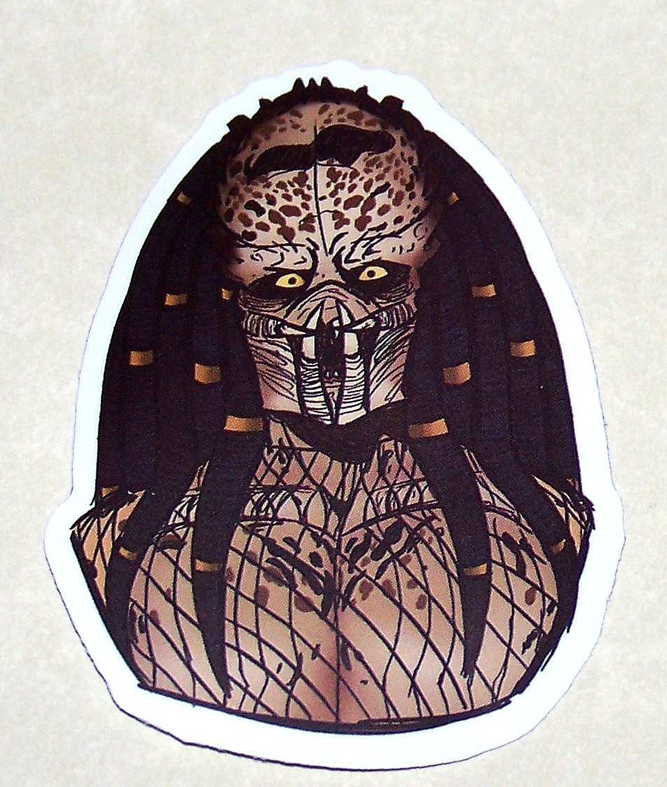 Predator Alien Hunter Cut Sticker Decal Movie Action Sci-Fi Horror Film