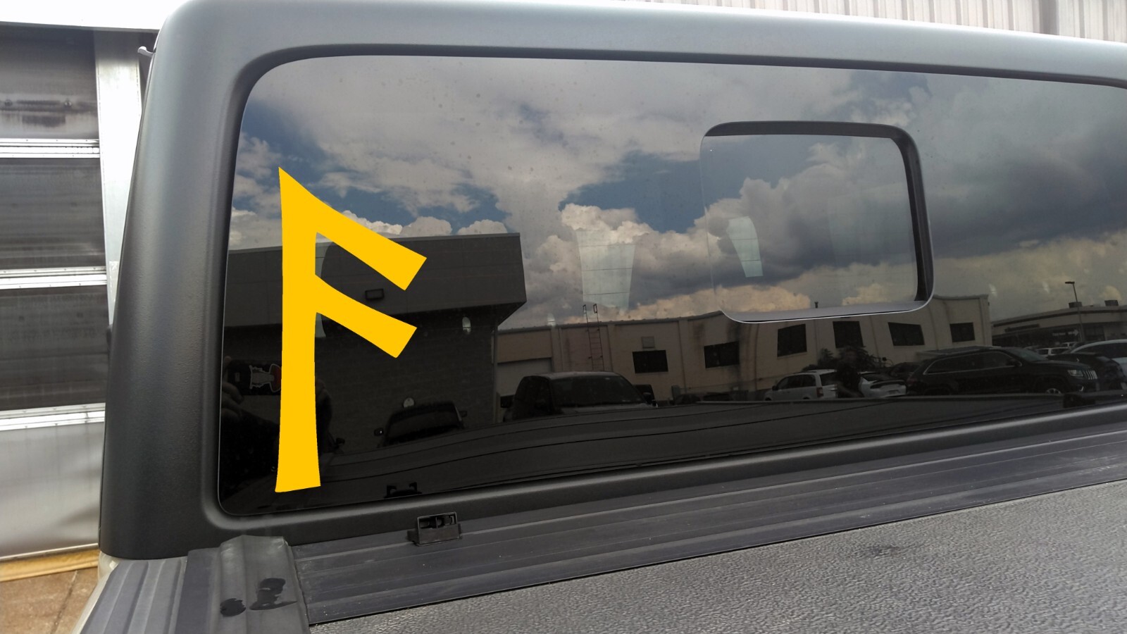 Ansuz Rune Vinyl Decal – Odin Viking Norse God – Die Cut Sticker