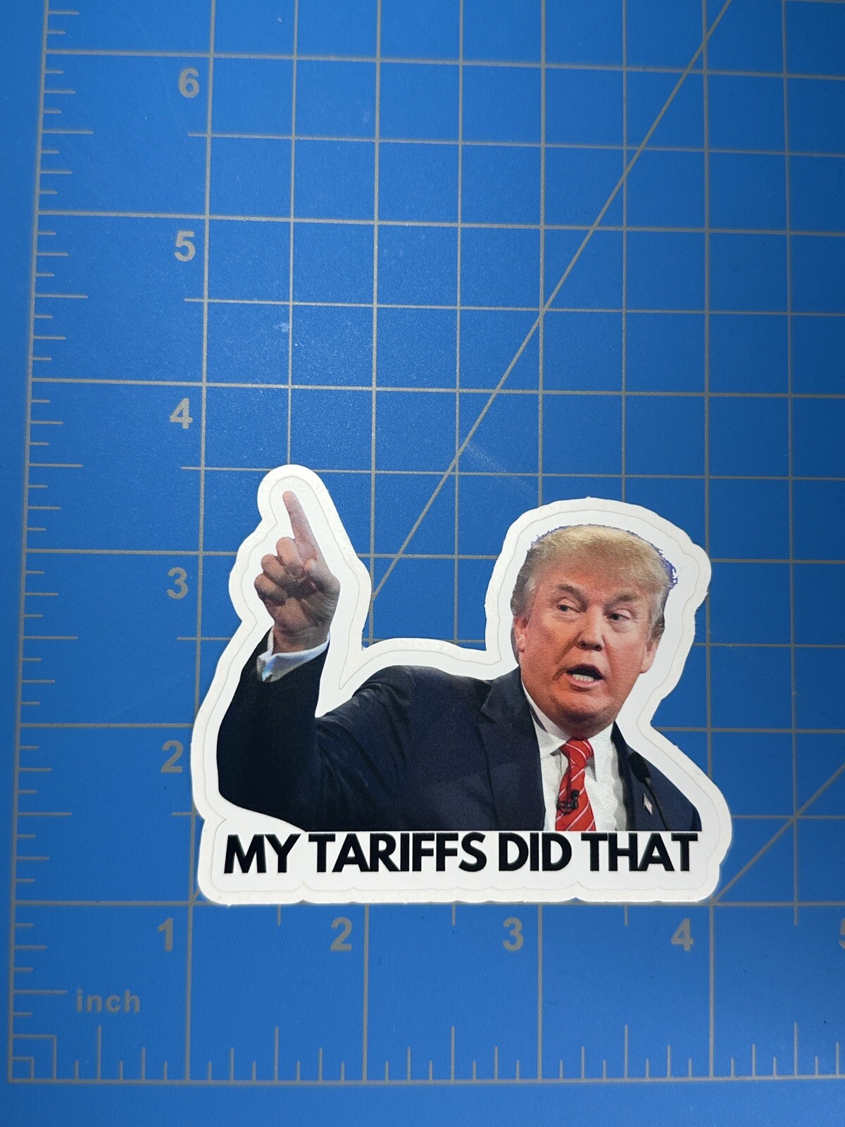 My Tariffs Did That It Anti-Trump Inflation Stickers for Grocery Prices Gas Pump