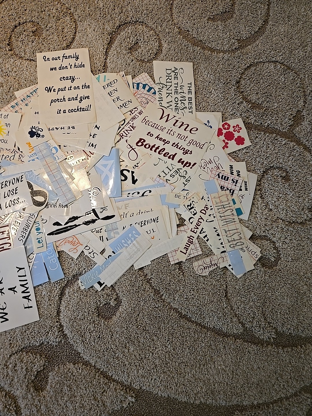 Vinyl Cut Designs Made With Oracle 651 Over 200 pieces Ready to use