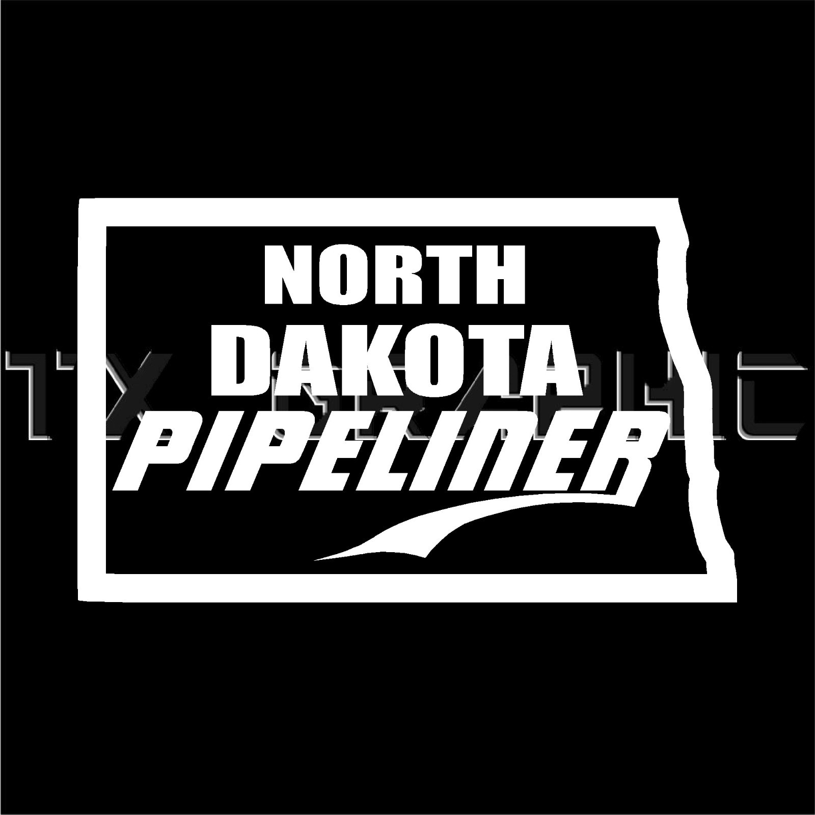 NORTH DAKOTA PIPELINER ND PIPE LINER DECAL VINYL STICKER WINDOW OIL GAS RIG