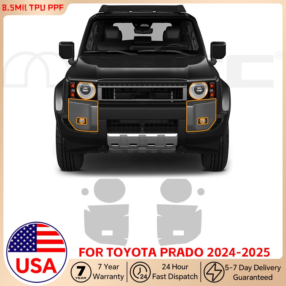 Toyota Land Cruiser LC250 Prado 2024-UP PreCut Paint Protection Film PPF TPU Kit