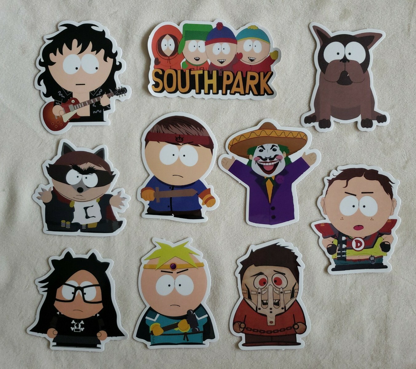 10 South Park Official Stickers Lot Chef Butters Car Decal Vinyl Stan #7